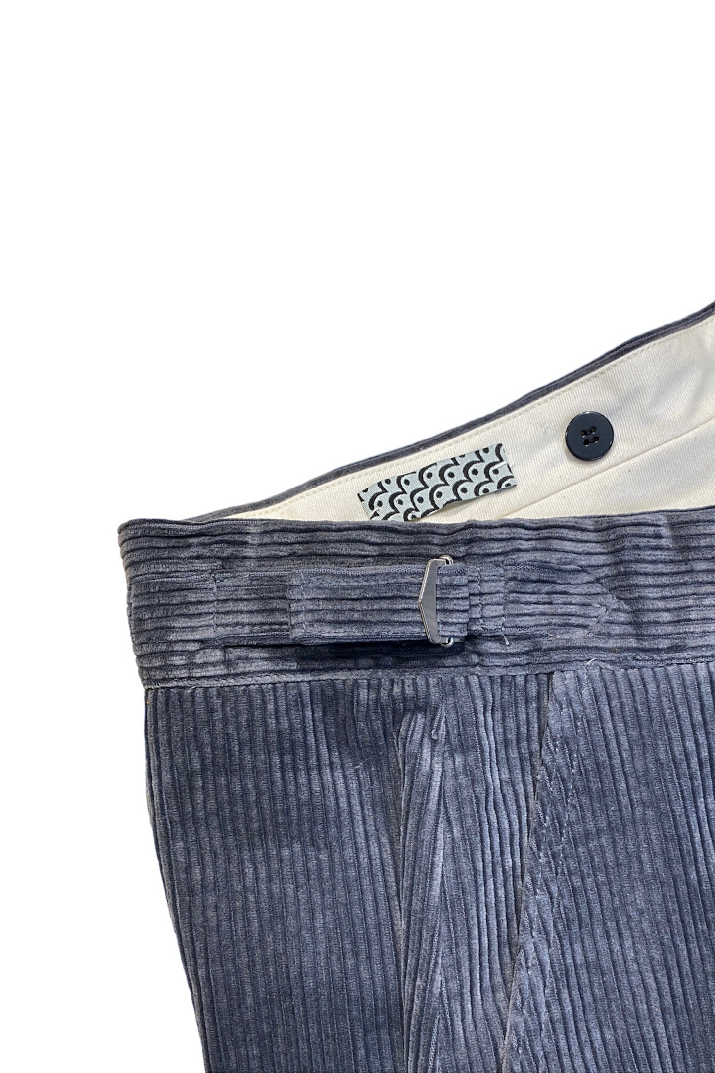WIDE PANT corduroy - GRAY