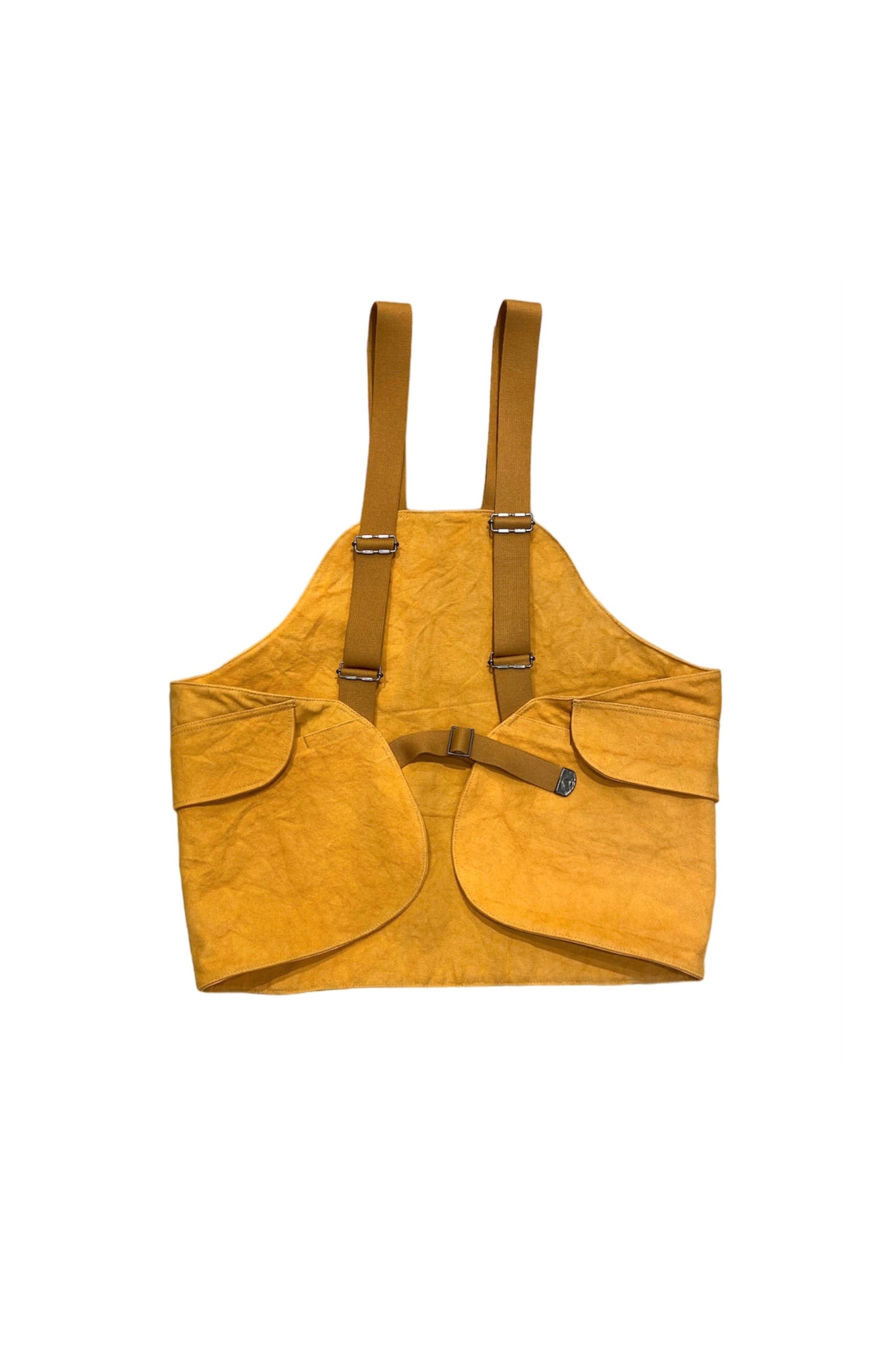 UTILITY VEST cotton - ORANGE BEIGE