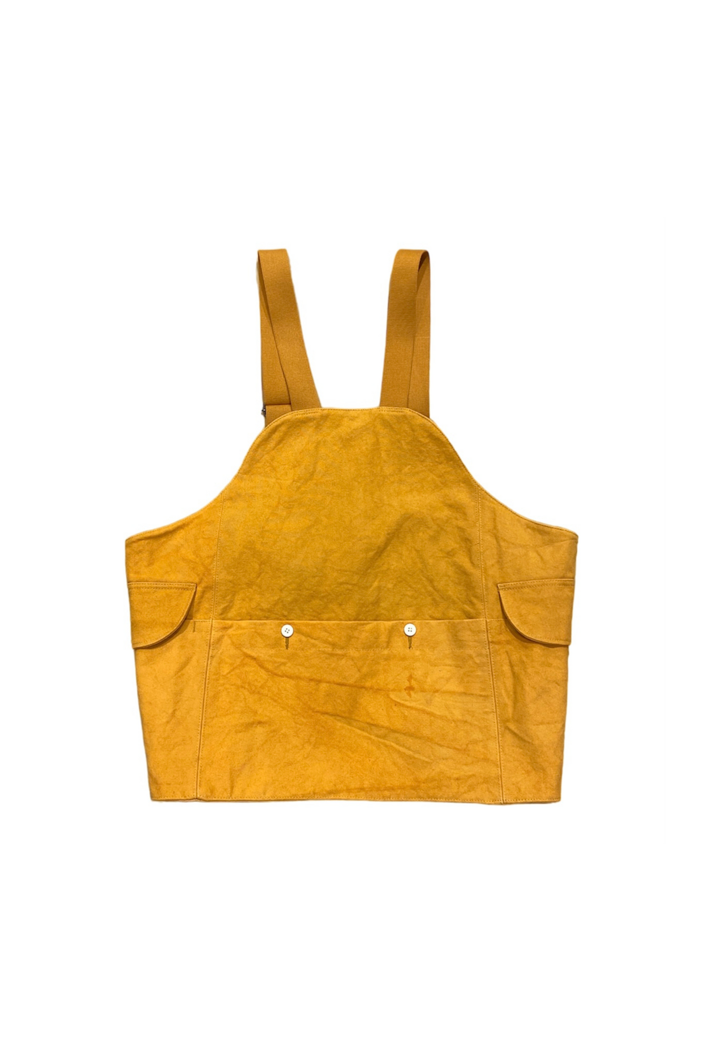 UTILITY VEST cotton - ORANGE BEIGE