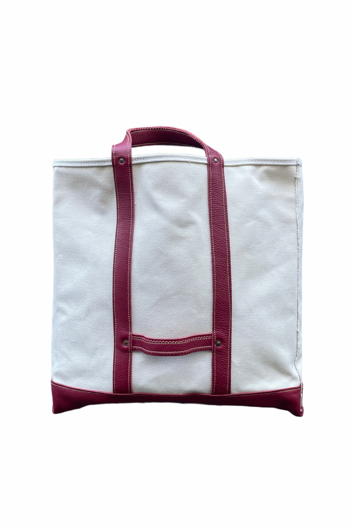 CANVAS BAG with LEATHER