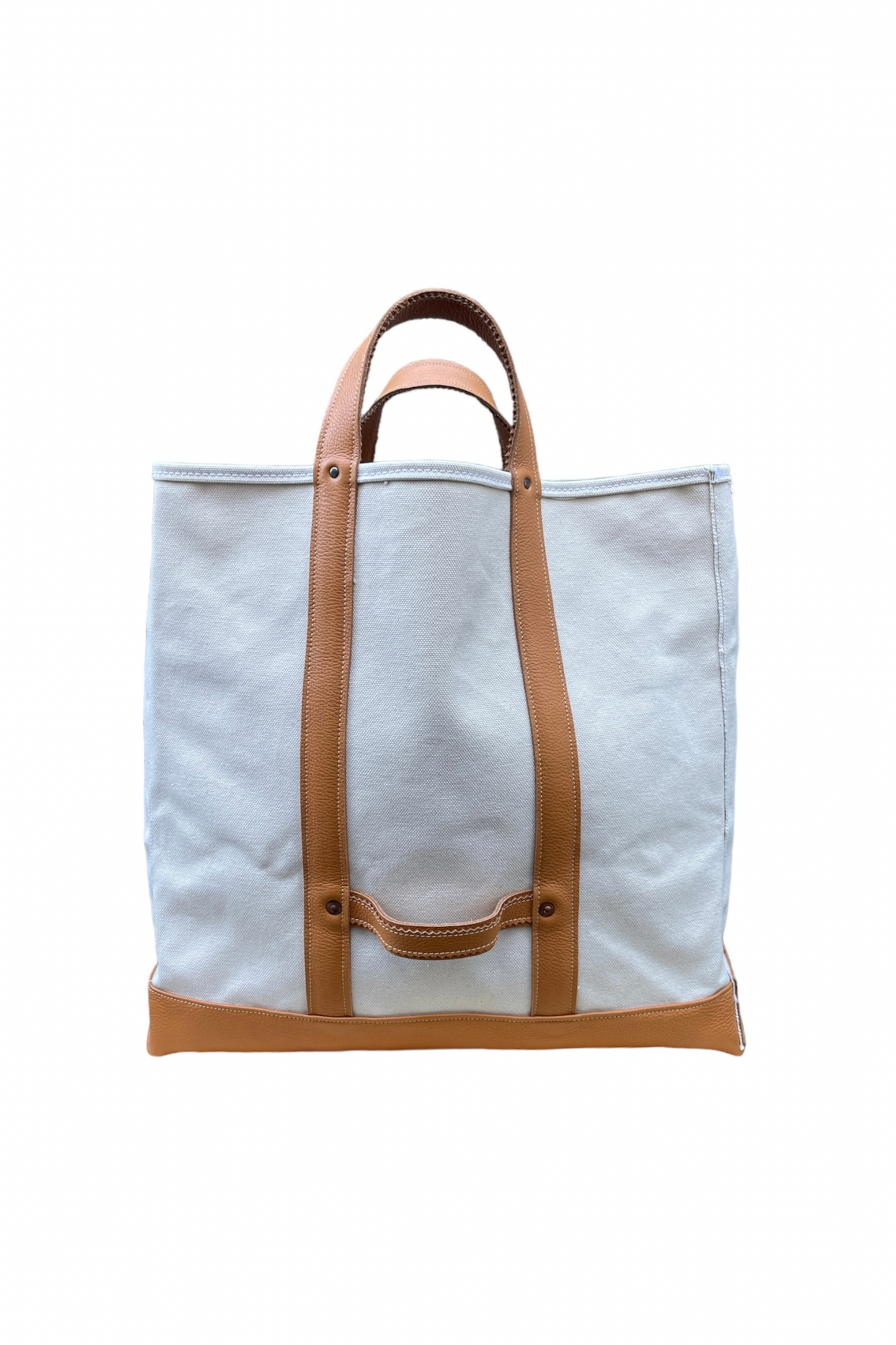 CANVAS BAG with LEATHER