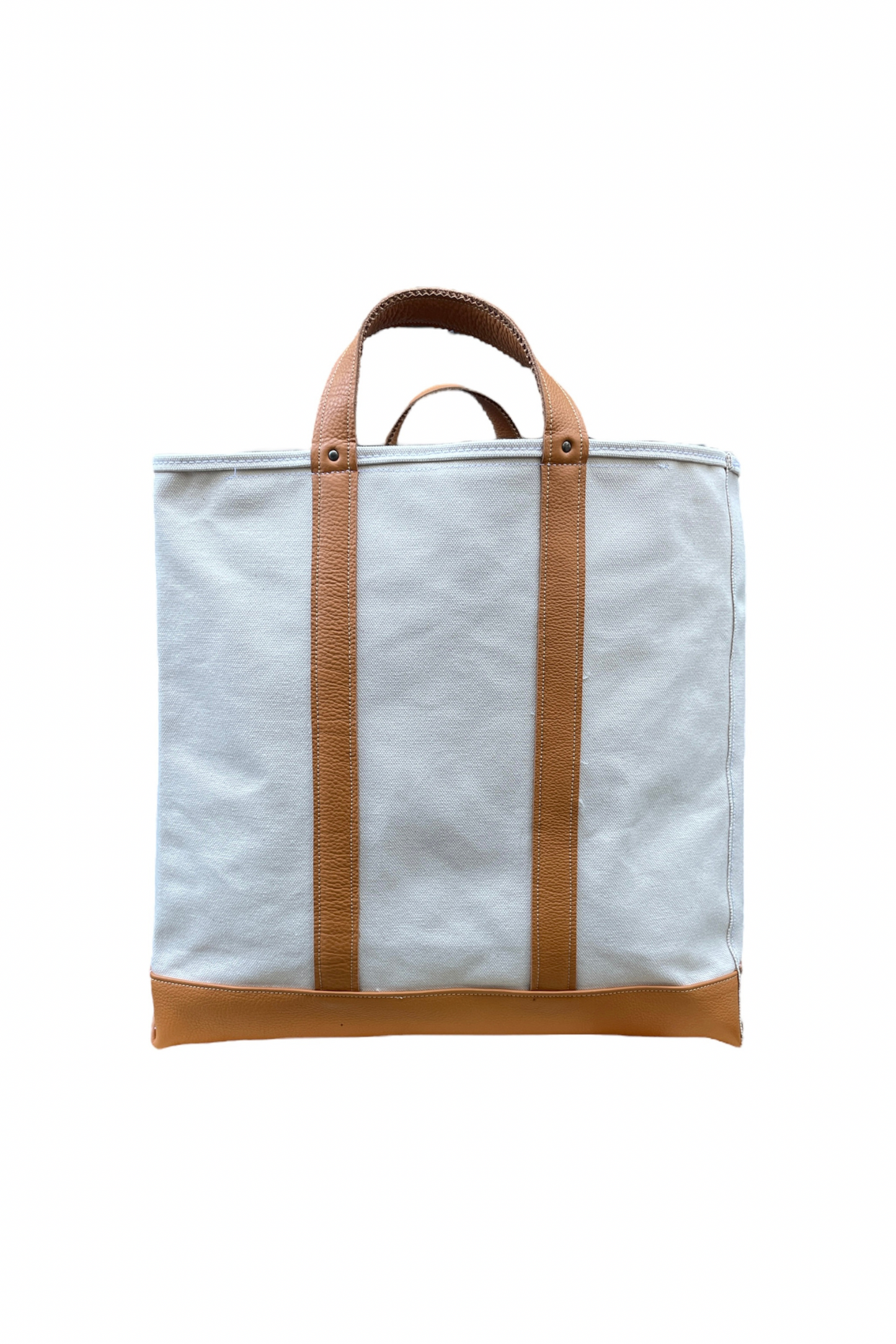 CANVAS BAG with LEATHER