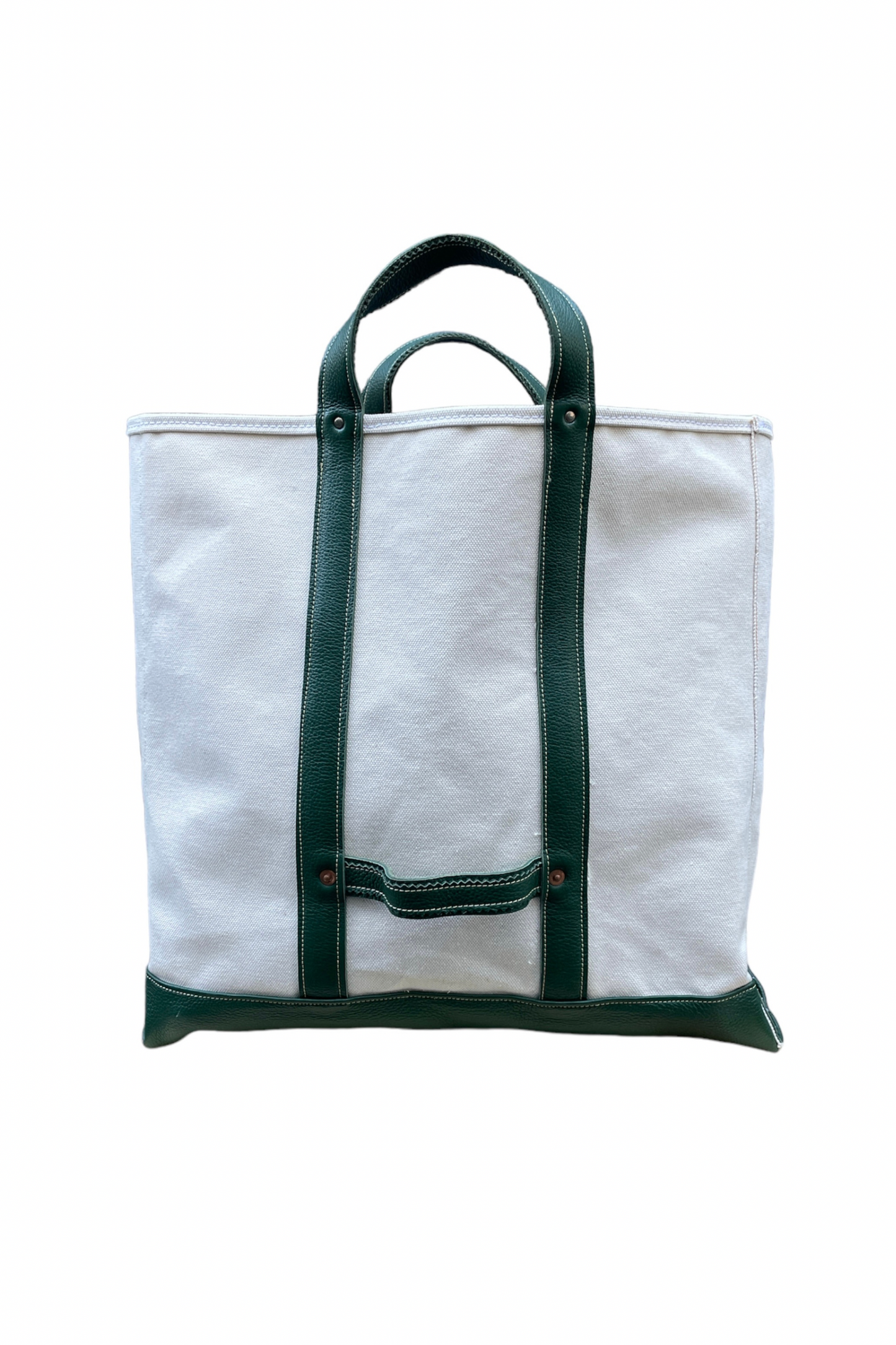 CANVAS BAG with LEATHER