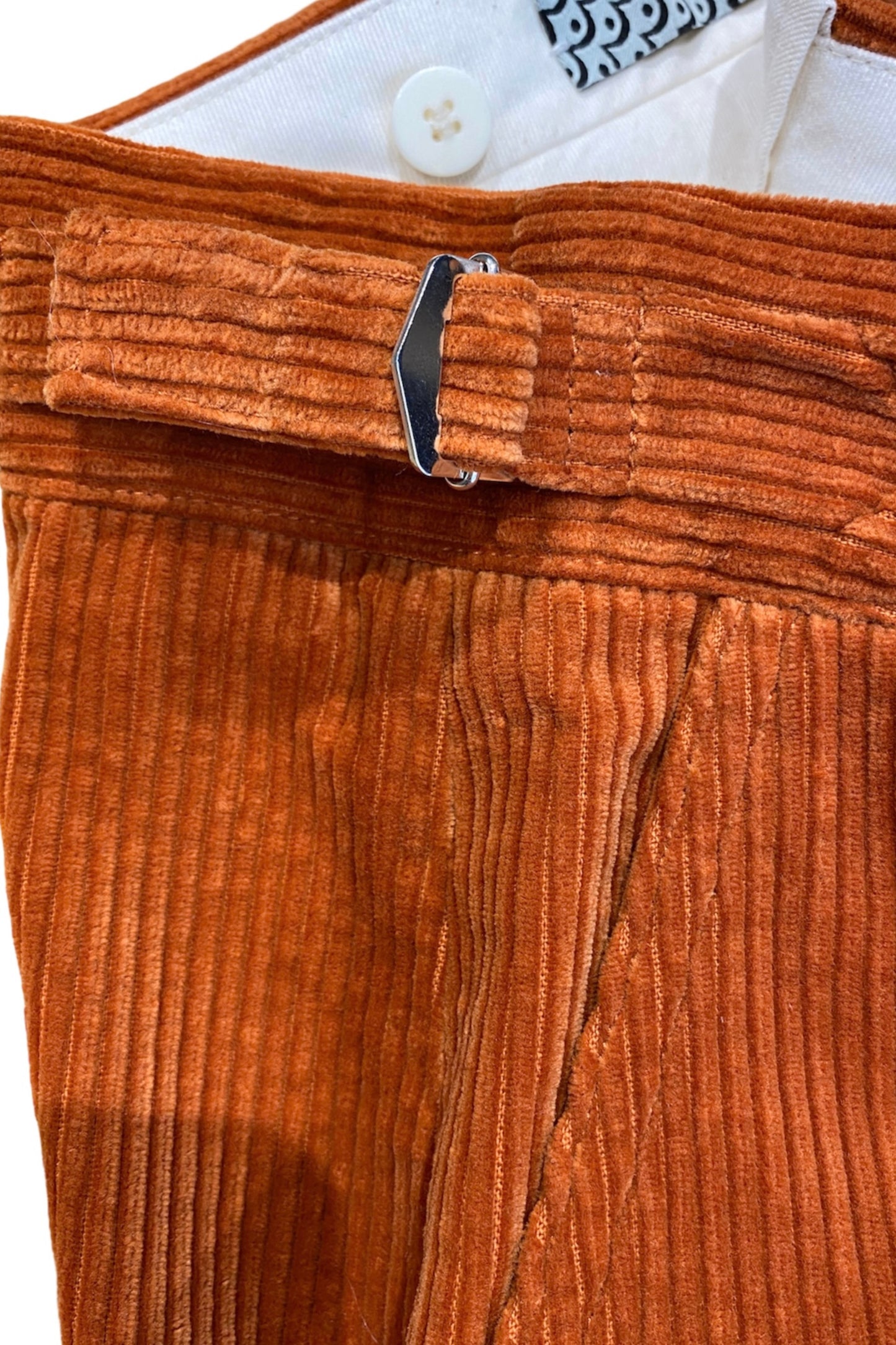 WIDE PANT corduroy - ORANGE