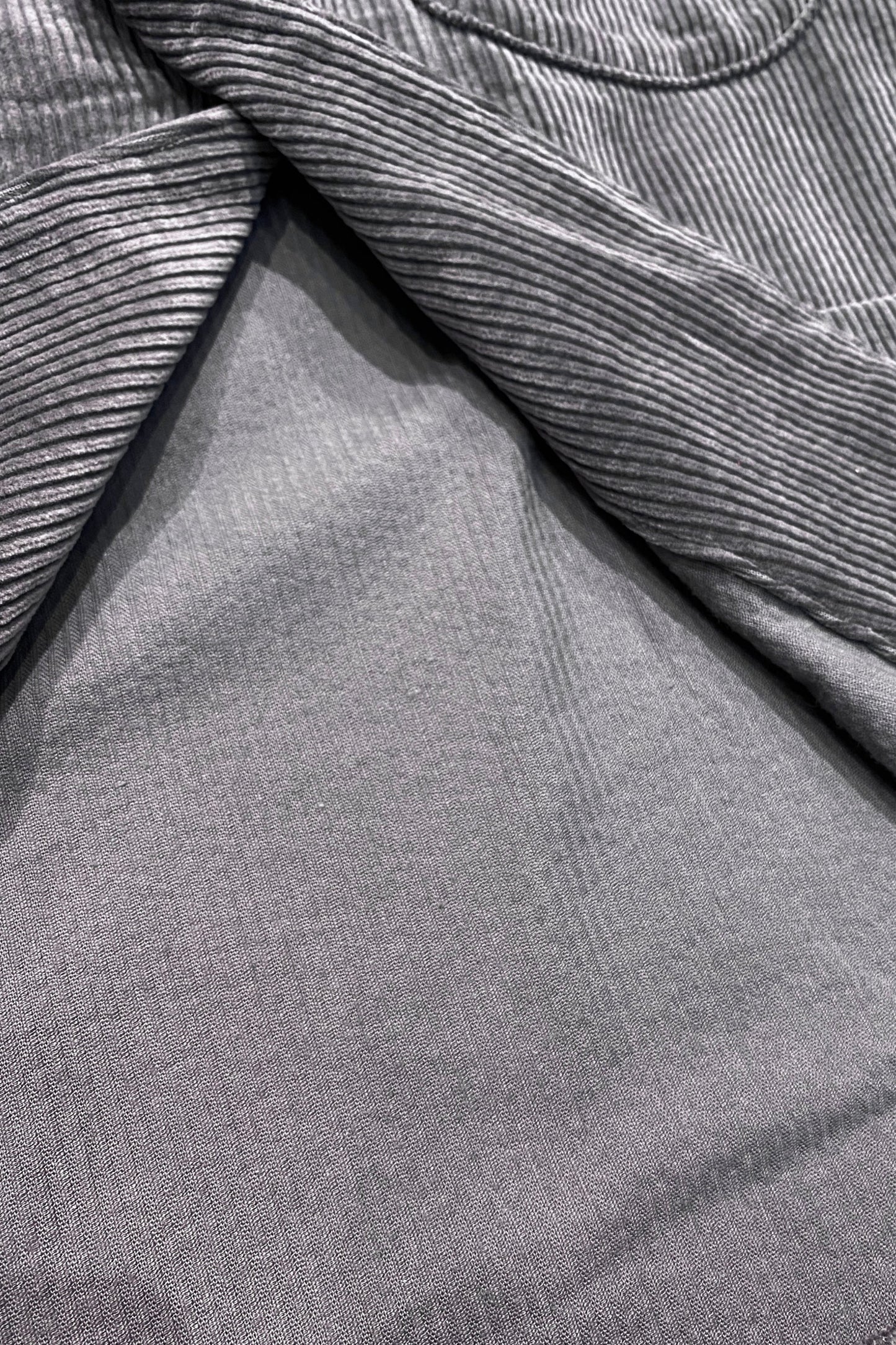 3 BUTTONS JACKET corduroy - GRAY