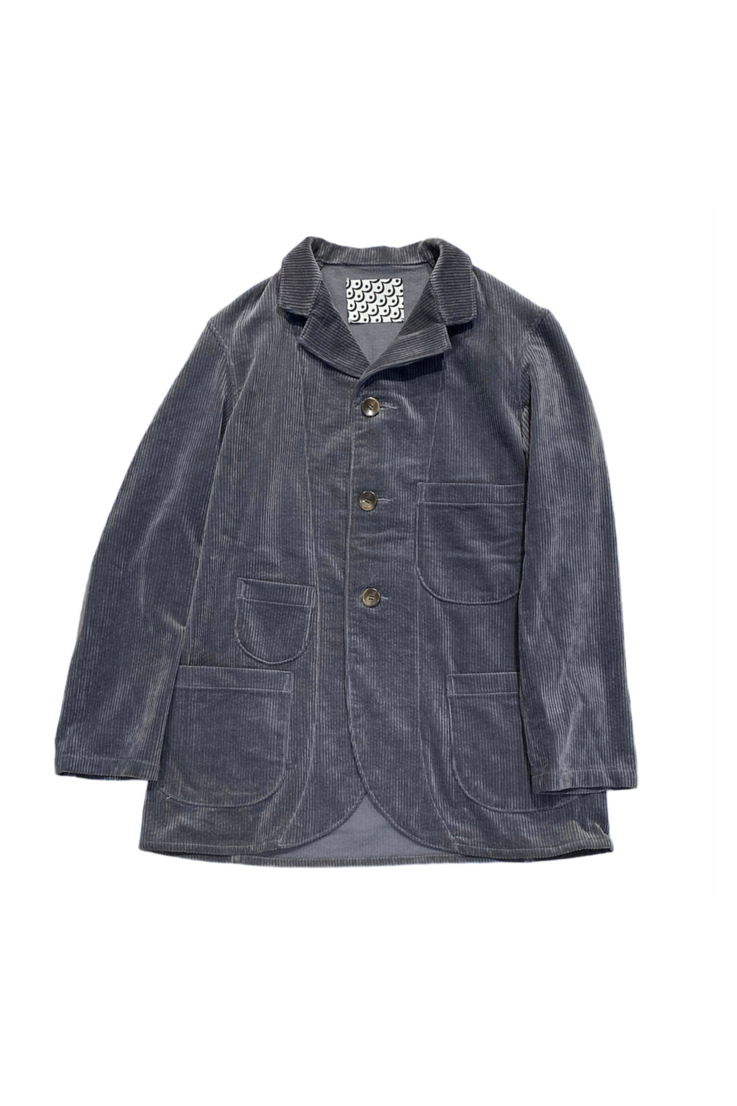 3 BUTTONS JACKET corduroy - GRAY