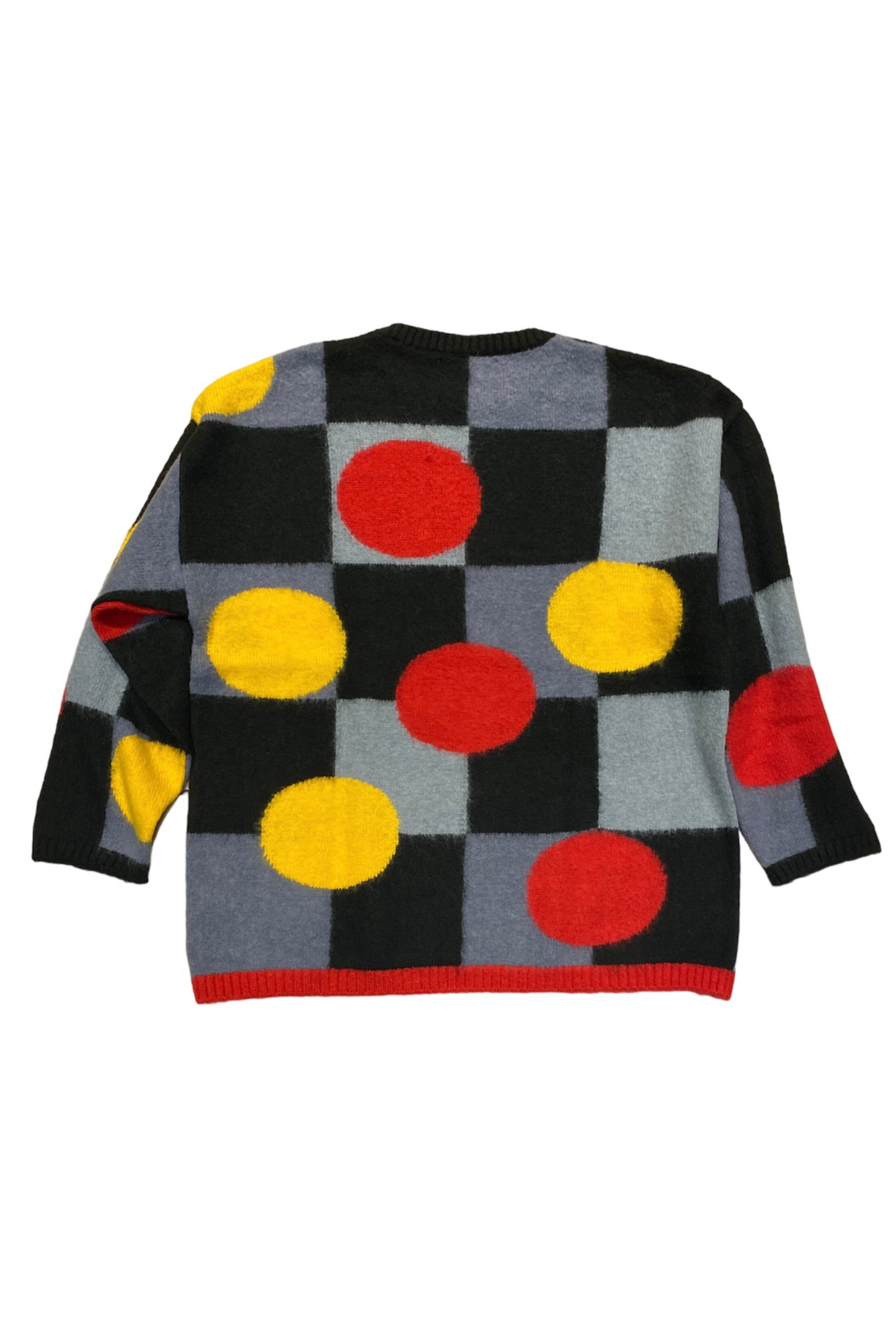 MOHAIR-ISH KNIT JUMPER - REDDISH