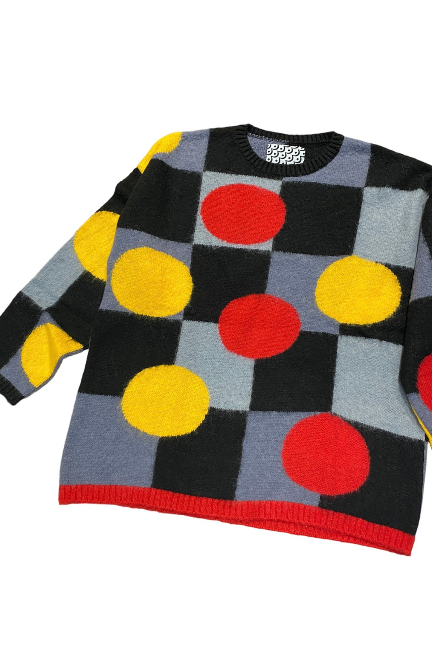 MOHAIR-ISH KNIT JUMPER - REDDISH
