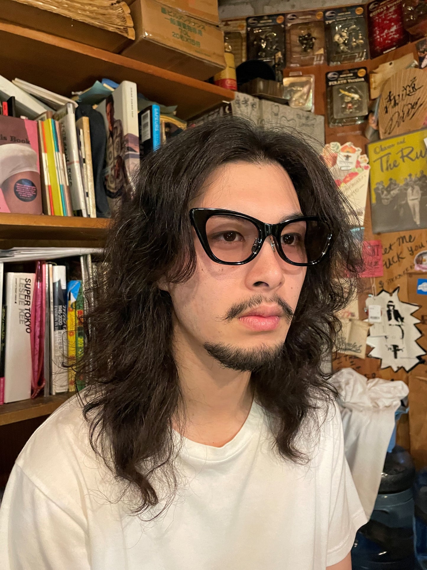 SUNGLASSES/Yarasero Megane Flame: Black