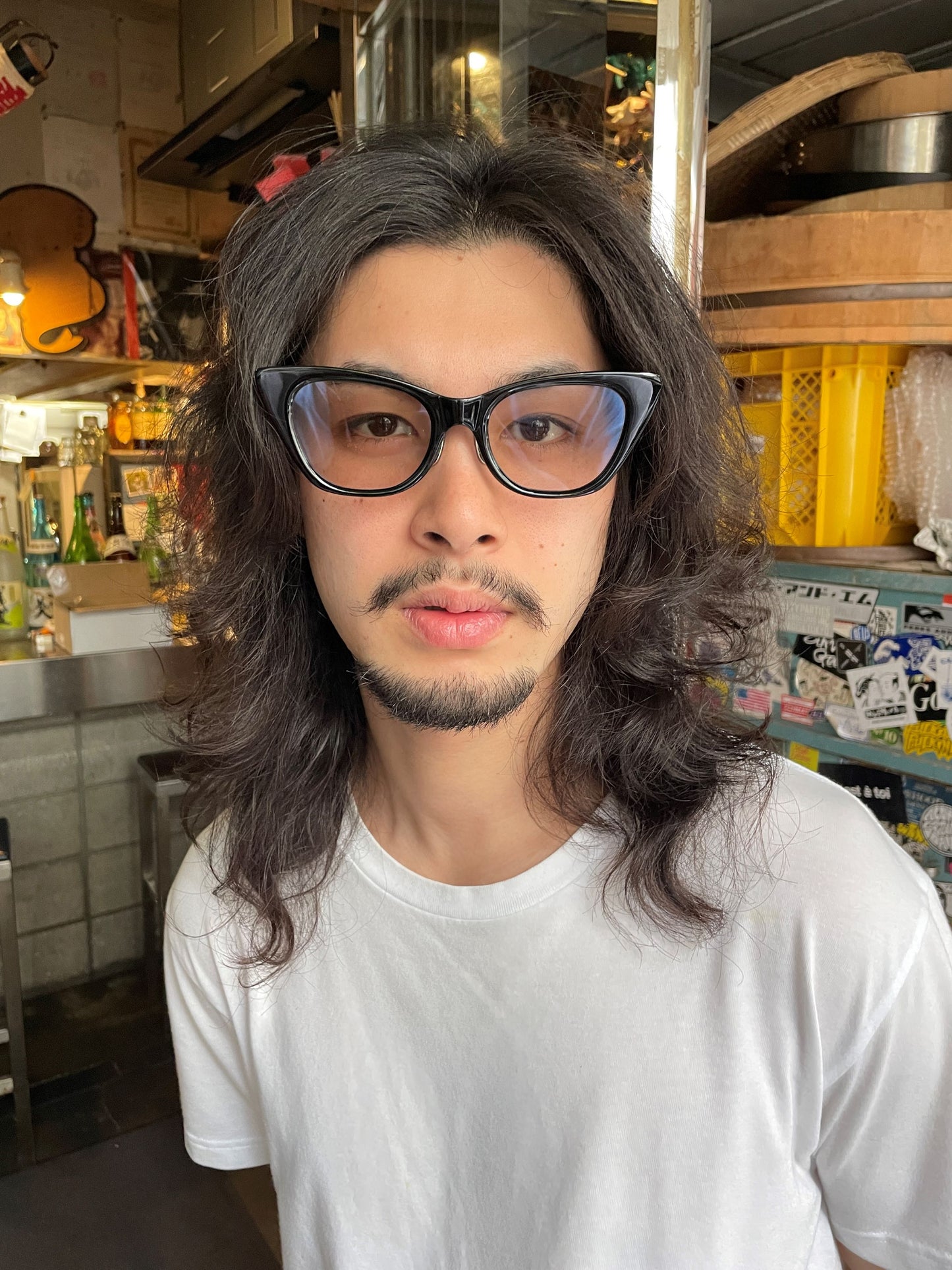 SUNGLASSES/Yarasero Megane Flame: Black