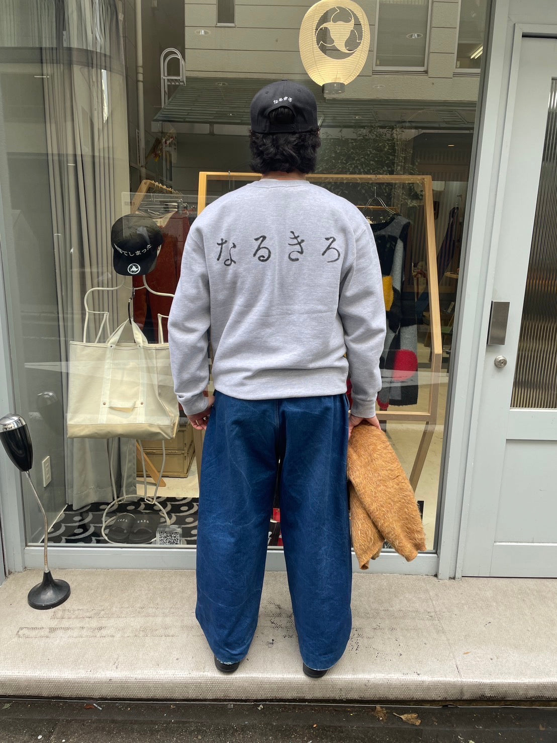 Narukiyo/Narukiro CREW NECK - GRAY