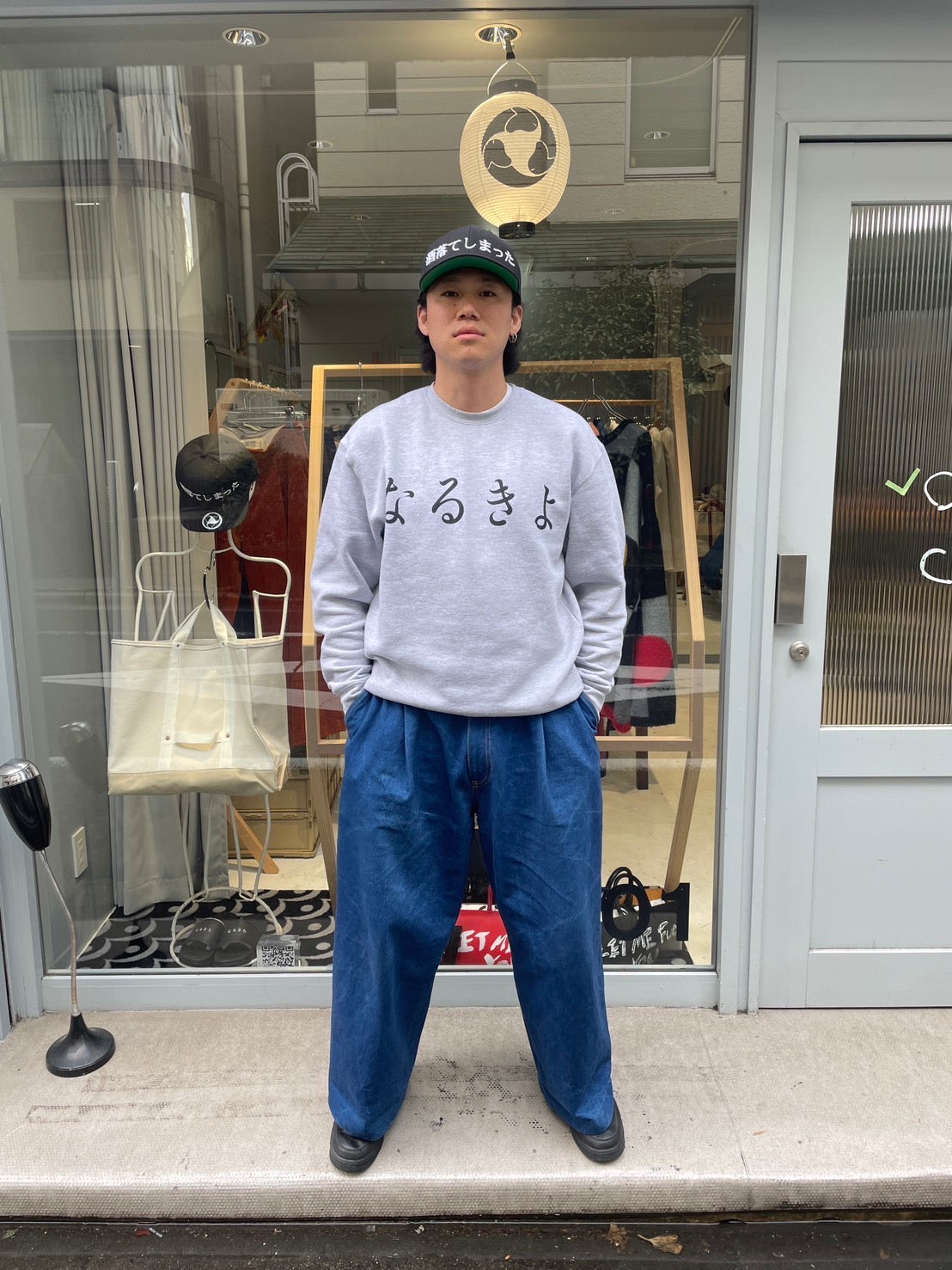 Narukiyo/Narukiro CREW NECK - GRAY