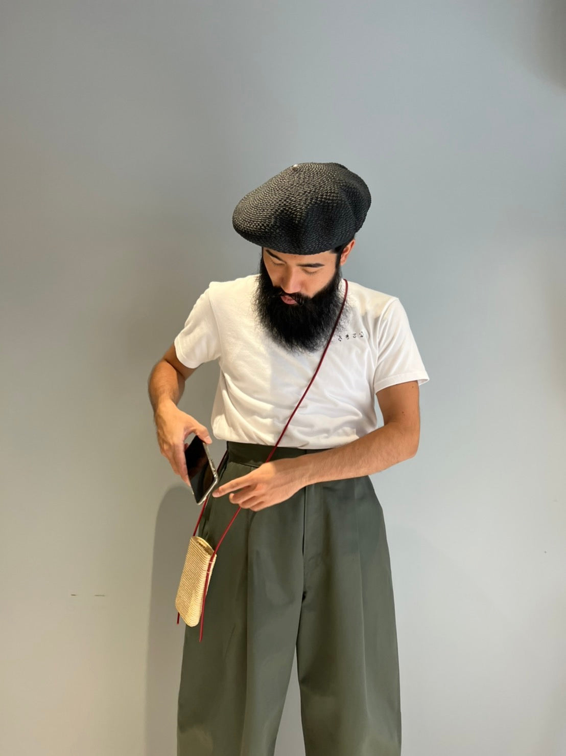 WIDE PANT c/p - KHAKI