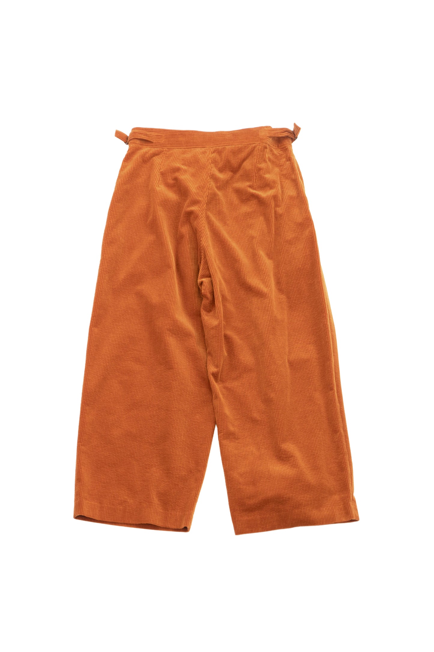 WIDE PANT corduroy - ORANGE