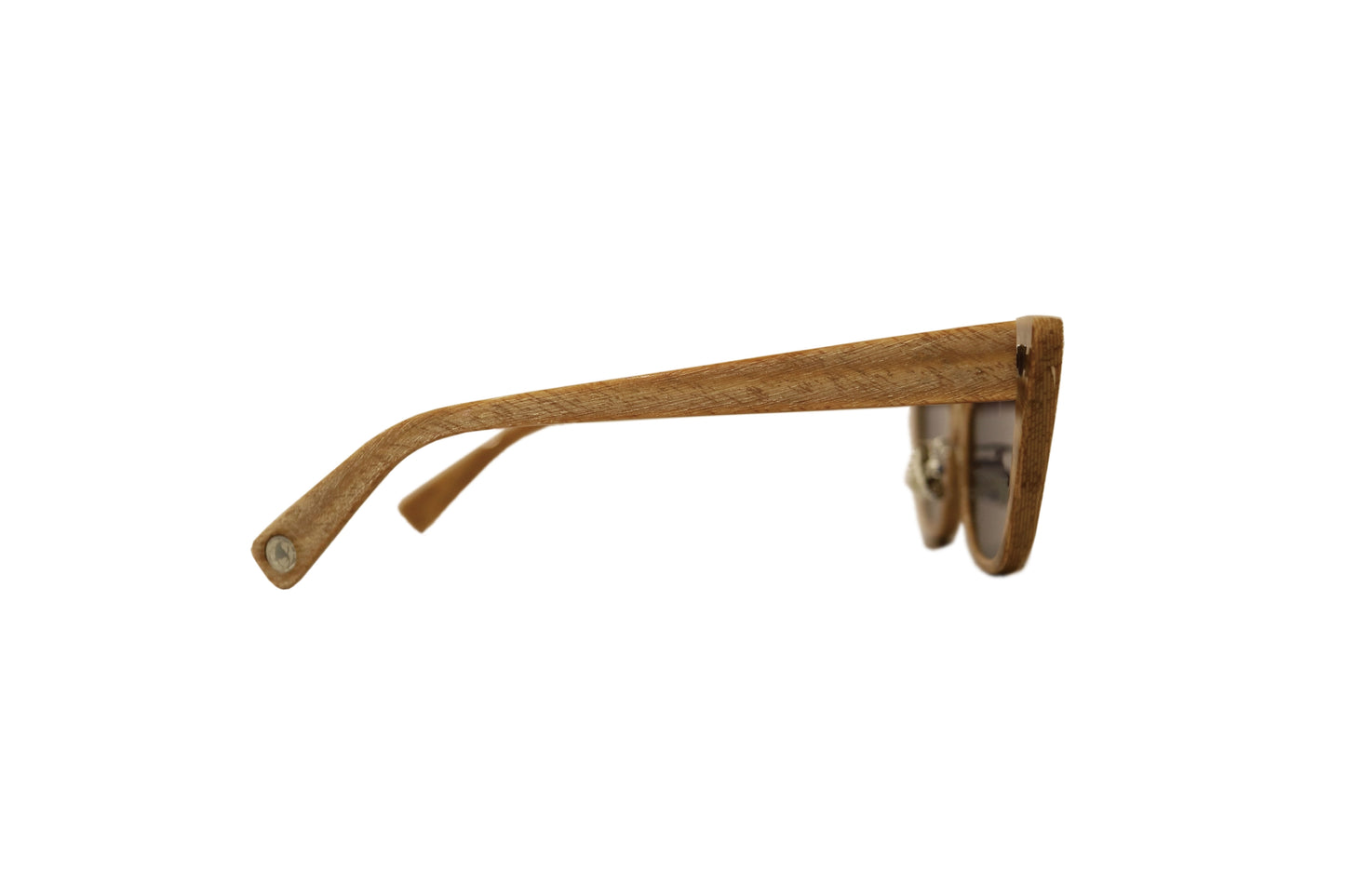SUNGLASSES/Let Me Play Glasses Flame: Wood Brown