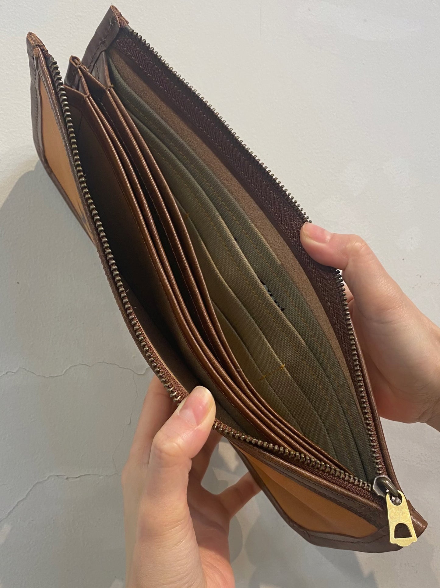 LEATHER LONGWALLET w やらせろ