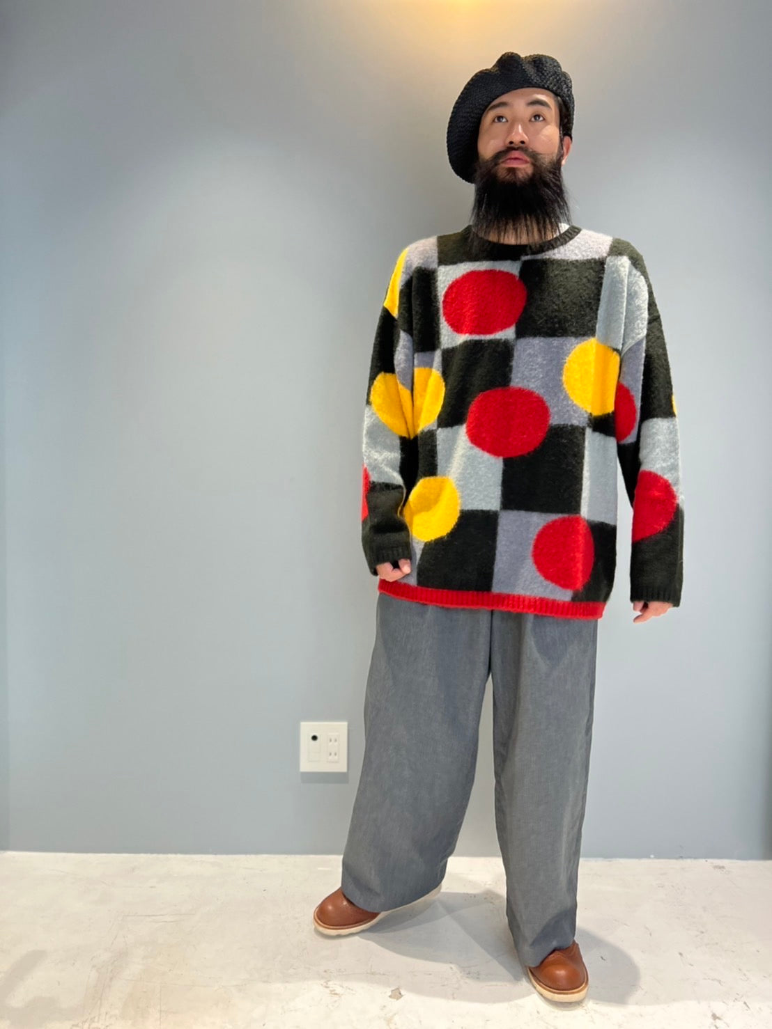 WIDE PANT c/p - GRAY