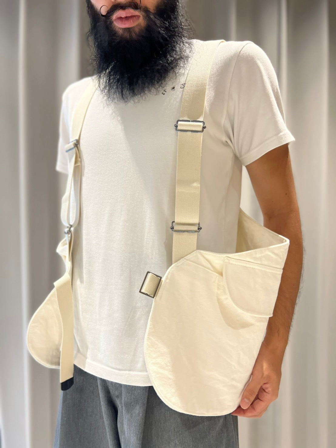 UTILITY VEST cotton - WHITE