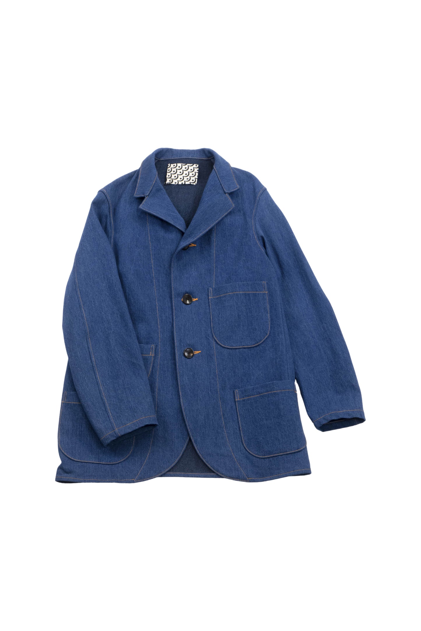 3 BUTTONS JACKET denim
