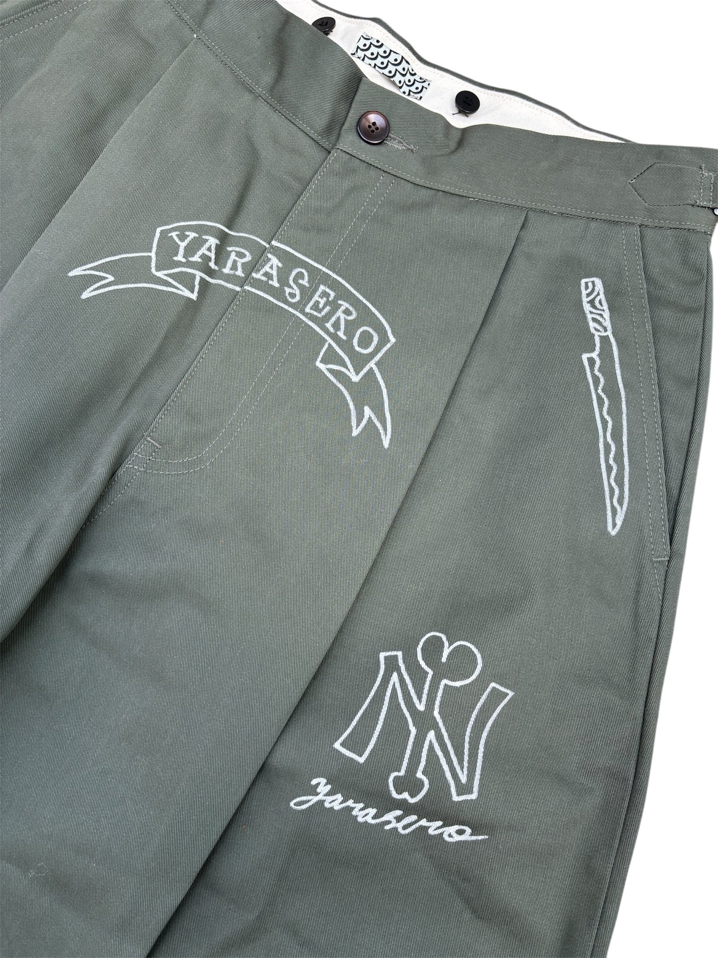 WIDE PANT c/p - KHAKI PAINT