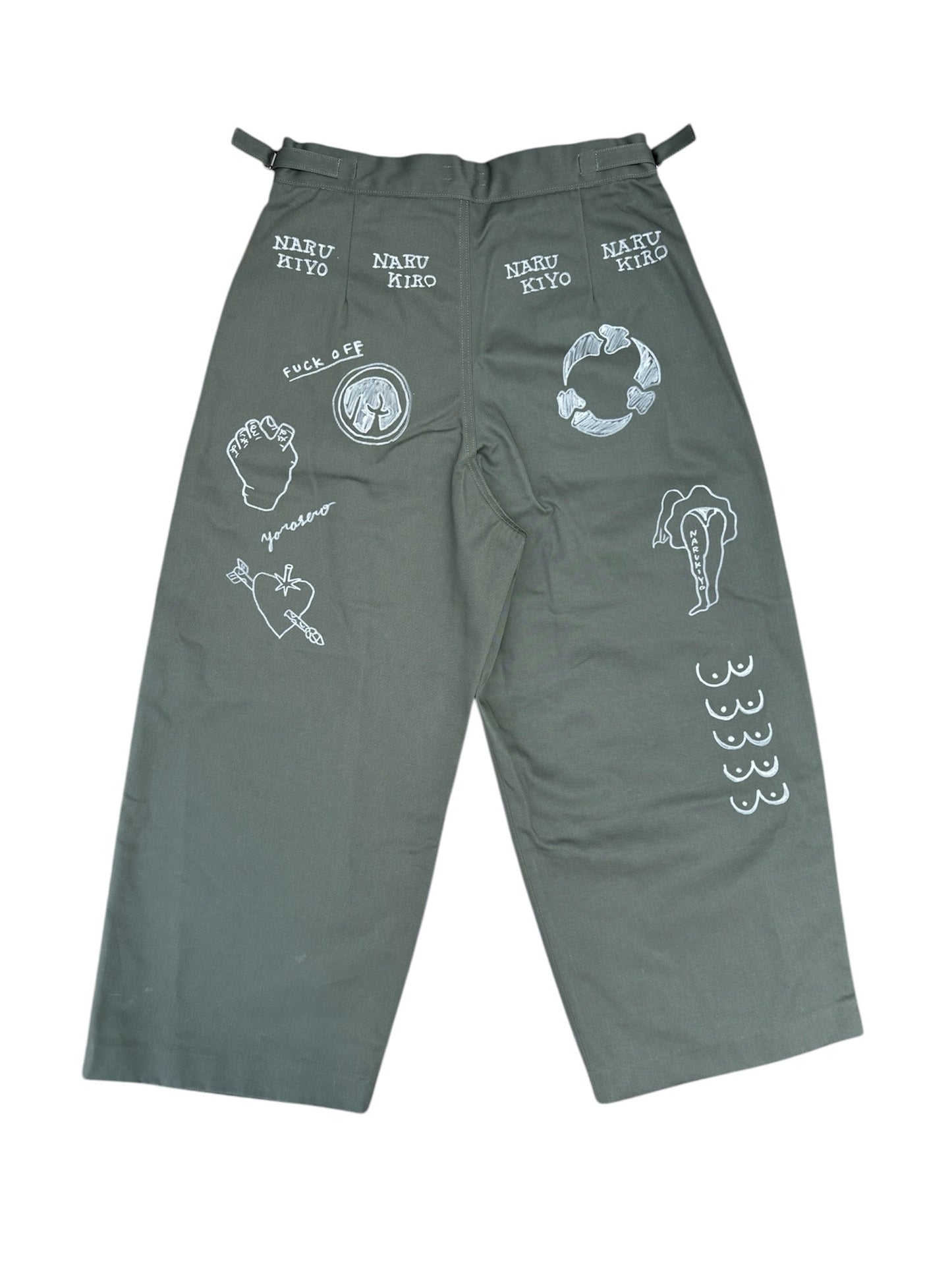 WIDE PANT c/p - KHAKI PAINT