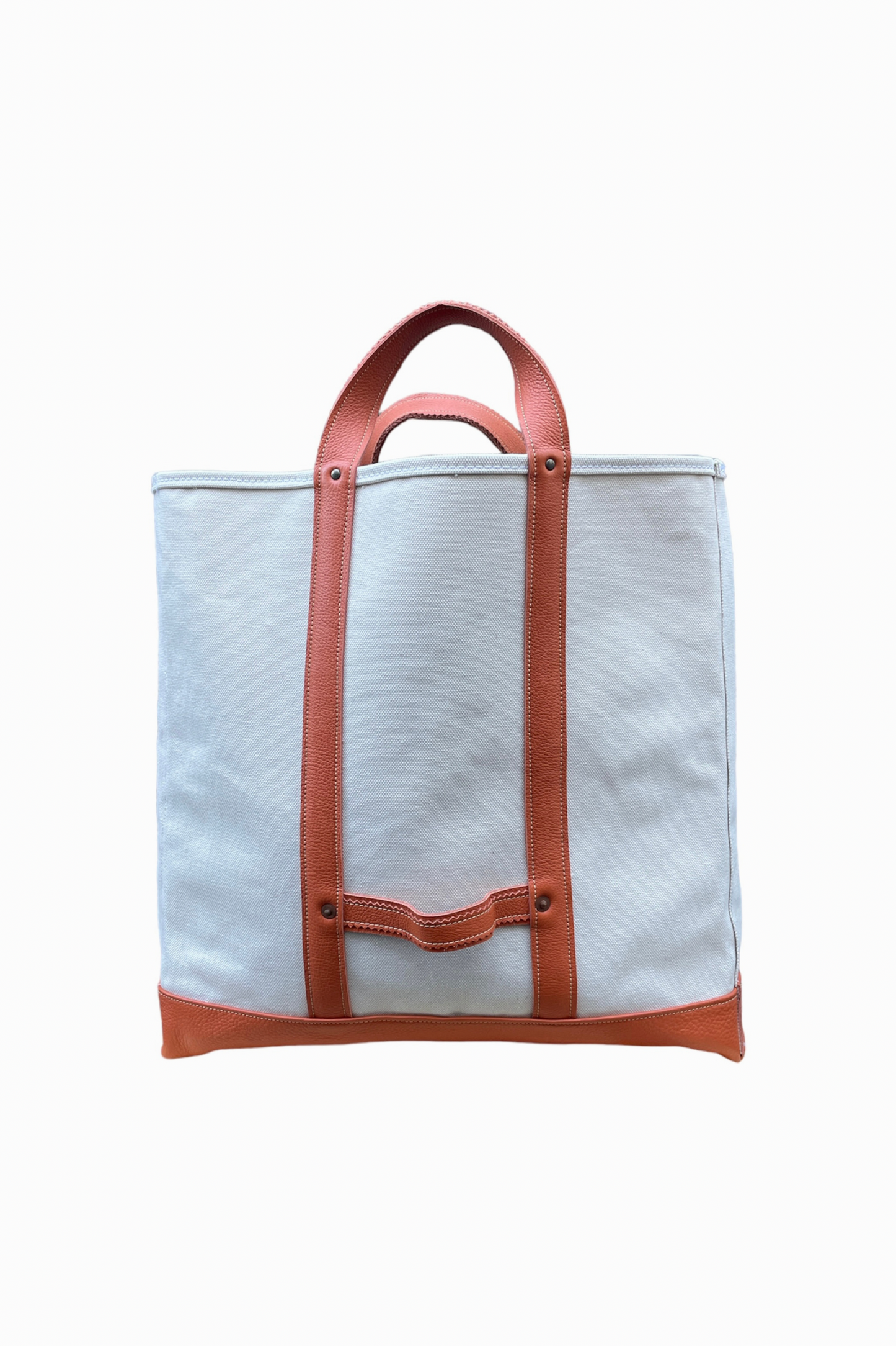 CANVAS BAG with LEATHER